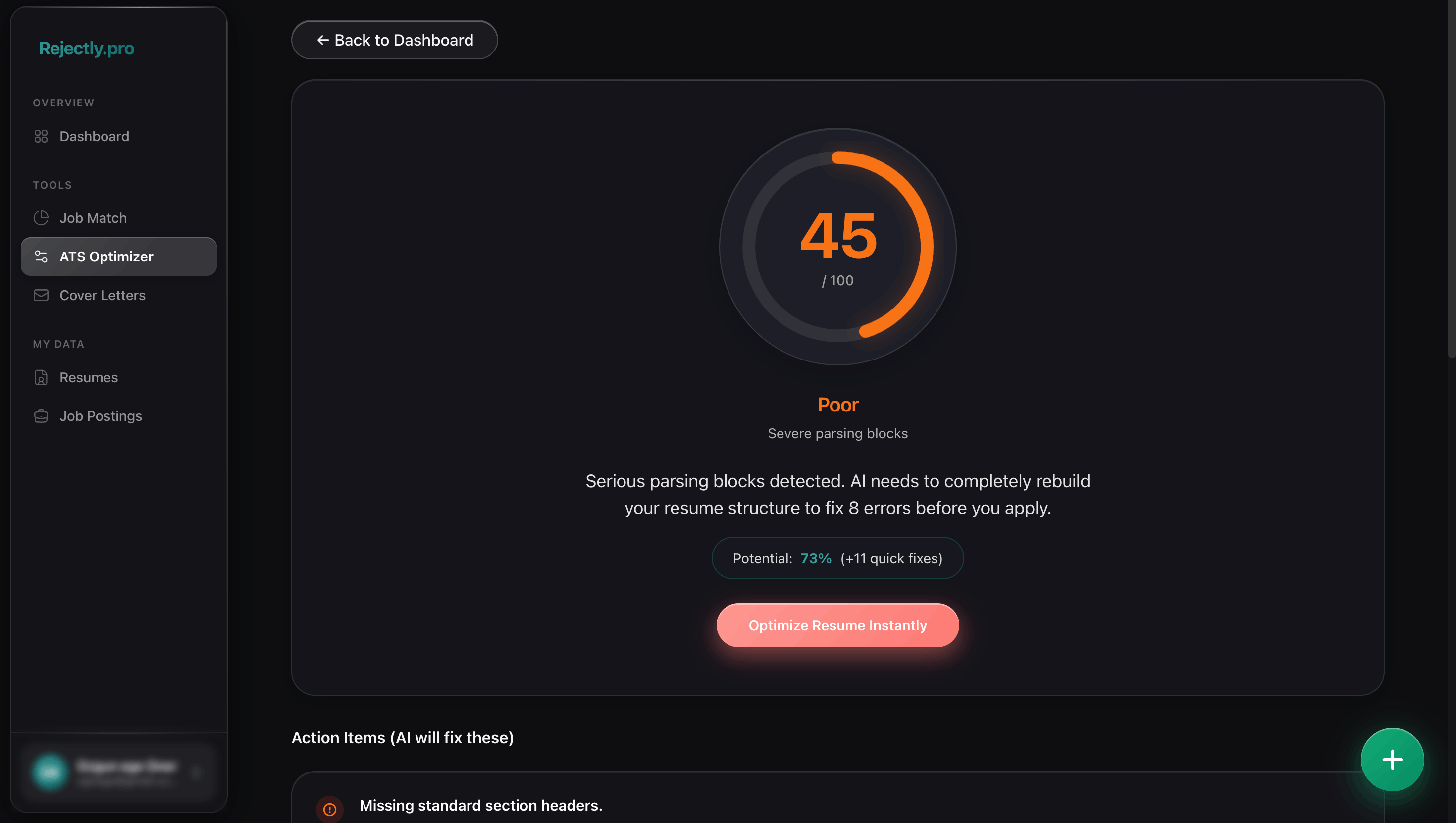 Past the filter. Into the room.